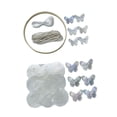 thumbnail image 3 of Kit de carillones de viento de concha para hacer tú mismo, kit para hacer manualidades, móviles decorativos, carillón de viento hecho a mano Blanco, 3 of 8