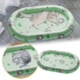 thumbnail image 1 of Hearth & Gear Pet Sleeping Pad Summer Sleeping Cool Pet Ice Pad Foldable Storage Pp Oval Ice Small Dog Bed Mat Dog Kennel Mats for Crates Dog Crate Blanket Cover Xlarge Dog Crate Mat Cold Dog Beds for, 1 of 5