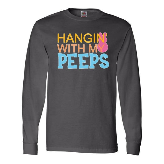Inktastic Hanging with My Peeps Long Sleeve T-Shirt