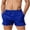 Blue, variant on WIZUTIZ Men's See Through Beach Shorts Swim Trunks Elastic Mesh Swimming Boxer Briefs Lounge Pants Outdoor Sweatpants