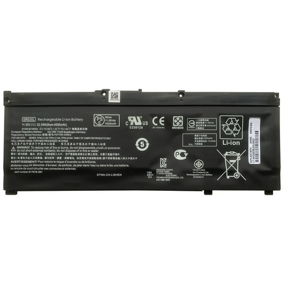 New SR03XL Laptop Battery for Hp Envy x360 15-CN 15-CP Envy 17-bw Pavilion 15-CX 15-CX0058WM Series L08855-855 L08934-2C1 917678-2B1 L08934-1B1 HSTNN-IB8L HSTNN-DB8Q TPN-Q194 15.55V 52Wh