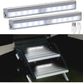 thumbnail image 1 of Motion Activated RV Step Lights, 10 LED USB Rechargeable RV Motion Sensor Led Strip Light, Wireless Magnetic Camper Step Lights Bar for Motorhome Travel,Travel Trailers, and Camping (2 Pack), 1 of 3