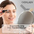 thumbnail image 4 of Precision Coil Tweezer, Manual Facial Hair Remover for Women, Stainless Steel Spring Hair Removal Tool for Upper Lip, Chin & Face, Ergonomic One-Handed Design, 4 of 5