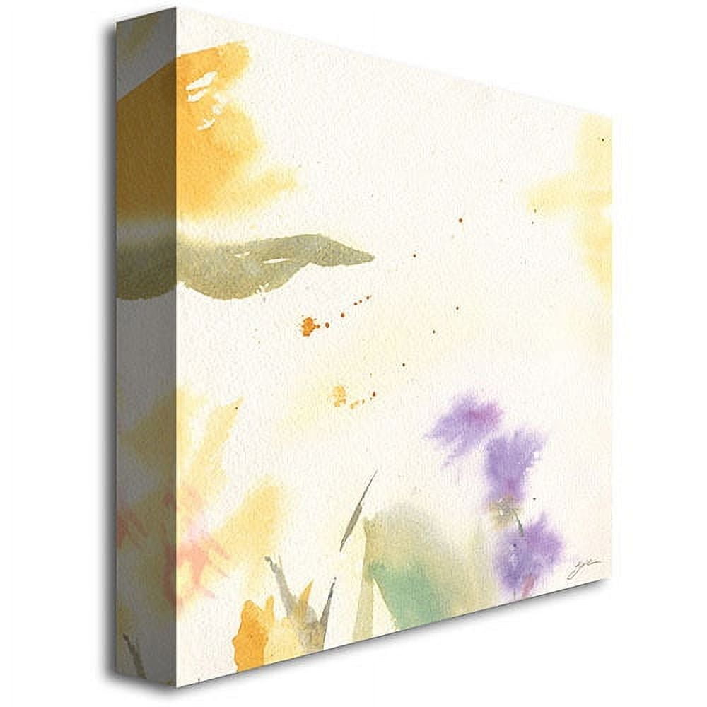 Trademark Art "Flowers Abstract II" Canvas Wall Art by Philippe Shelia Golden