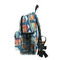 thumbnail image 4 of FORMRS School Backpack with Front Zippered Pocket 12" Elementary Student Travel Daypack, Blue Cute Train Pattern, 4 of 6
