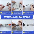 thumbnail image 4 of ZheElen Heavy Duty Inside Pipe Cutter Set Durable Carbon providing smooth Steel Shank For Smooth, 4 of 6