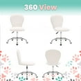 thumbnail image 4 of Critter Sitters Emmy 15.5 in Task Chair with Adjustable Height & Swivel, 220 lb. Capacity, White, 4 of 9