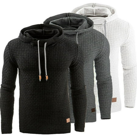 - Fashion Men's Hoodie Warm Hooded Sweatshirt Coat Jacket Outwear Jumper Sweater