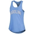 thumbnail image 2 of Women's League Collegiate Wear Carolina Blue North Carolina Tar Heels Two-Hit Intramural Tri-Blend Scoop Neck Racerback, 2 of 3
