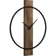 thumbnail image 4 of Ren Wil Cl220 Amika 25.5"W Modern Rustic Natural Mango Wood Analog Wall Clock - Natural, 4 of 4