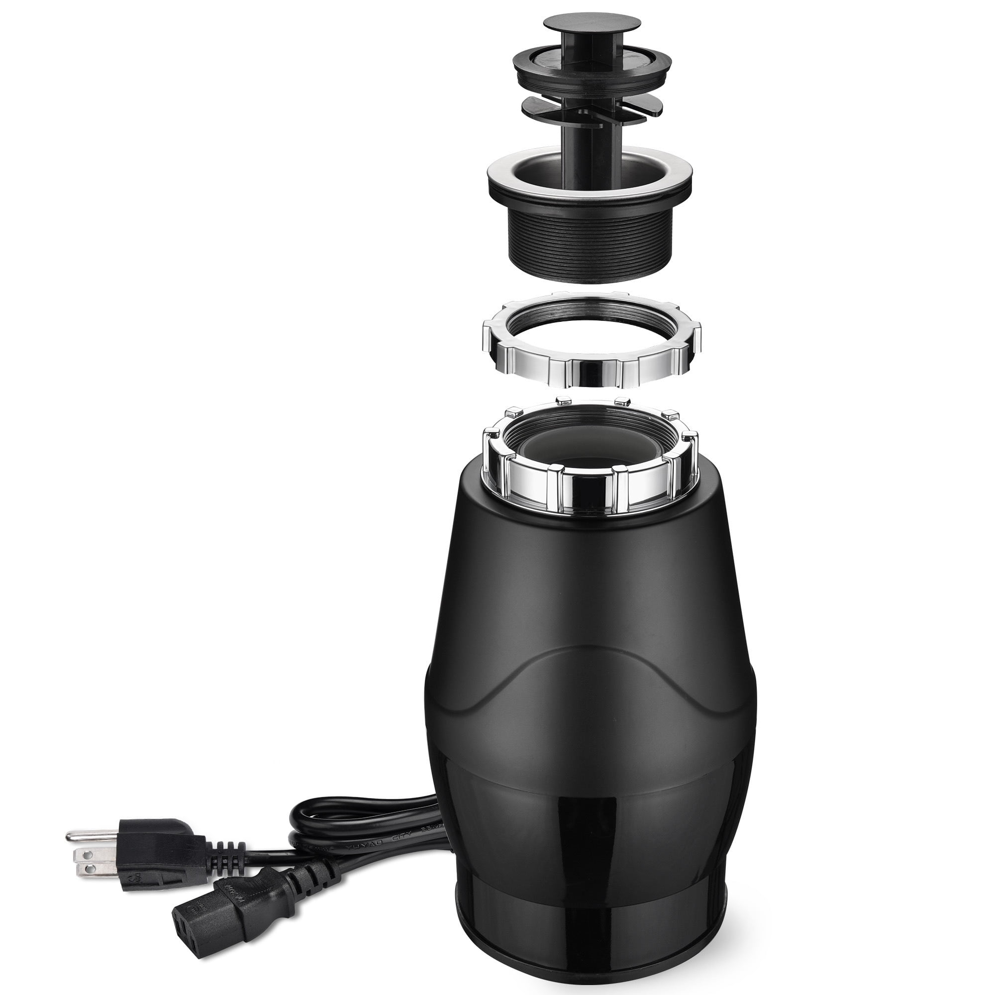 EEPHO Black 1HP 2600 RPM Garbage Disposal