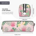 thumbnail image 3 of Honeii Tropical Pitaya Pattern Pencil Case, Pencil Pouch, Pencil Case Small, Pencil Pouch Aesthetic, PVC Pencil Pouch, Pencil Bag, Makeup Pouch, 3 of 7