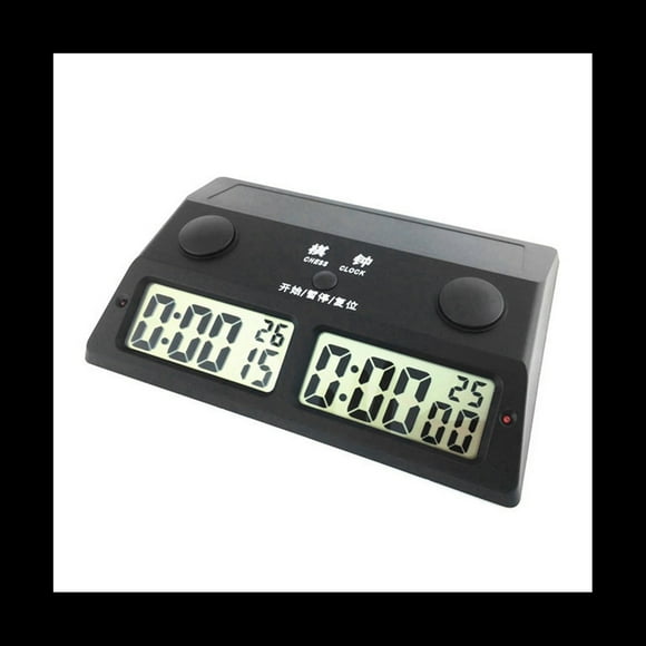 Reloj de Ajedrez Competencia Medidor de Horas Juego de Mesa Digital CronóMetro -385 Ajedrez Profesional Cuenta Regresiva Temporizador