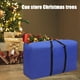 thumbnail image 5 of Bolsa de almacenamiento plegable grande de 100L con cremallera - Organizador impermeable para ropa y árbol de Navidad, 31,49" x 18,89" x 9,84", 5 of 9