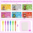 thumbnail image 2 of Paquete de 24 tarjetas de San Valentín con bolígrafos de tinta invisible para niños, 2 of 7