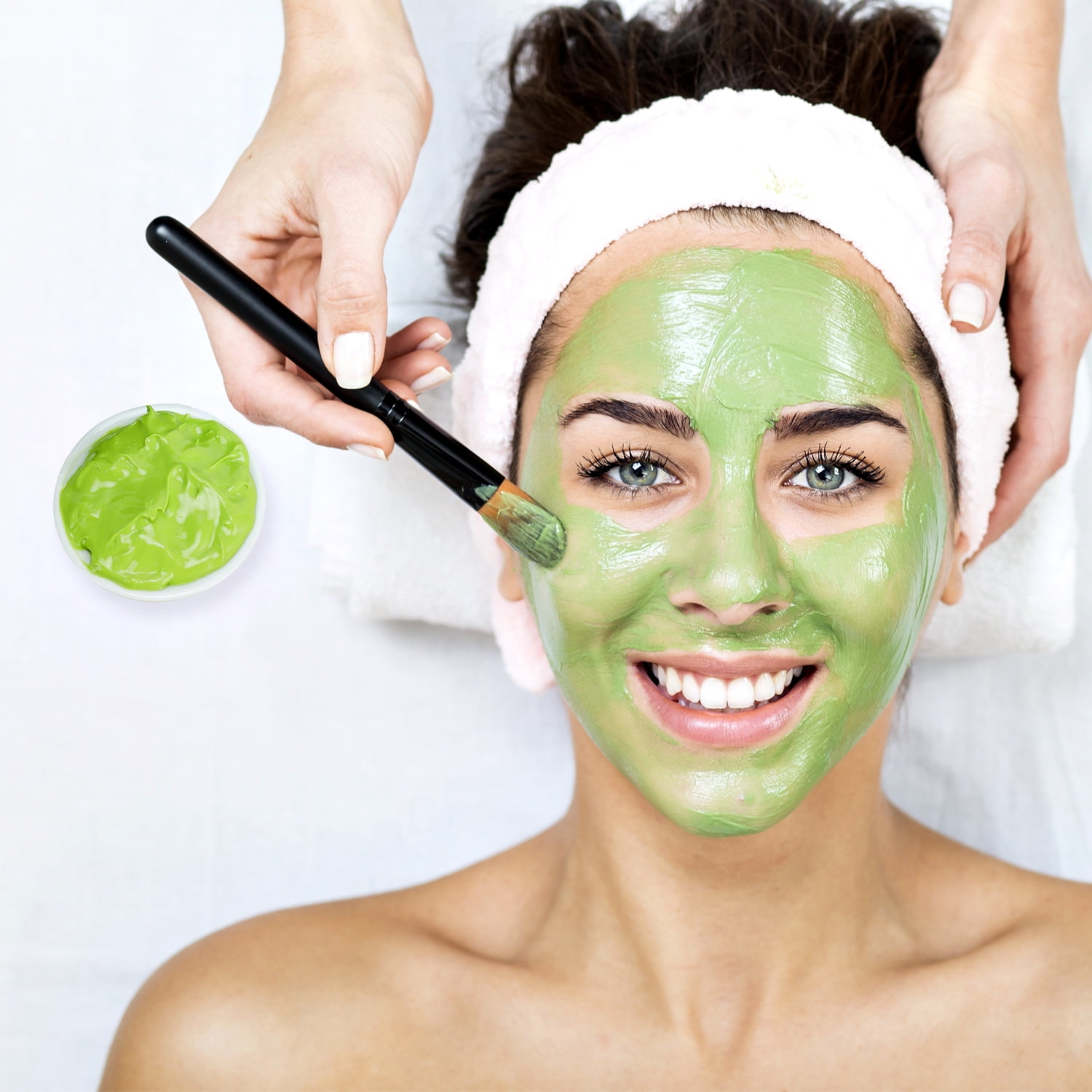 Hebepe, Matcha Green Tea Facial Mud Mask with Aloe Vera, Deep