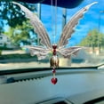thumbnail image 4 of Zeus Wind Chime Creative No Deformation Epoxy Fairy Butterfly Angel Wind-bell for Window, 4 of 7