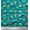 Teal Green, variant on Soimoi Blue Cotton Voile Fabric Cupcakes Food Print Fabric by the Yard 42 Inch Wide