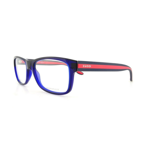 Citere Gnide galop GUCCI Eyeglasses 1046 0CUO Blue 52MM - Walmart.com