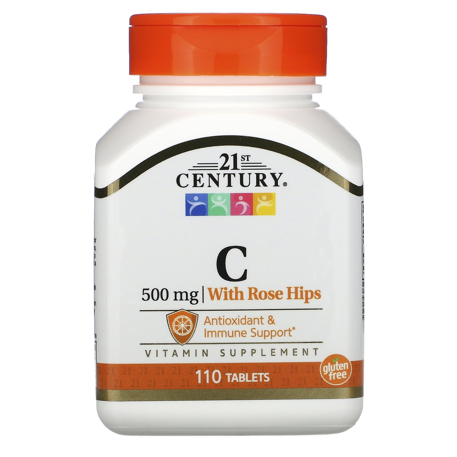 21st Century Vitamin C with Rose Hips, 500 mg, 110 Tablets