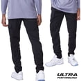 thumbnail image 2 of Ultra Performance 3 Pack Mens Open Bottom Sweatpants with Pockets, Casual Sweatpants for Men, 2 of 7