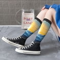 thumbnail image 3 of Lsque Elegant Sunset Sunflower Printed Crew Socks Men's Women's LightWeight Thin Casual Calf Socks ,Knee High Socks,Cotton Socks, 3 of 9