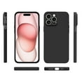 thumbnail image 5 of Designed for iPhone 16 Pro Max Case, Ultra Thin Camera Lens Protection Matte Back Hard PC Shockproof Skin Friendly Anti-Slip Solid Color Phone Case Compatible with iPhone 16 Pro Max - Black, 5 of 5