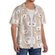 thumbnail image 2 of Balery White Goose Camisa Casual de Manga Corta con Botones para Hombre, Texturizada, Estilo Cubano, para Playa, Verano-4X-Large, 2 of 5