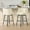 Sand, variant on Spruce & Spring Modern Swivel Counter Stool with Barrel-Back Design and Upholstered Seat SandSet of 2, Sand