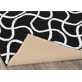 thumbnail image 5 of Mainstays Drizzle Black/White Indoor Area Rug, 6' x 9', 5 of 5