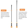 thumbnail image 5 of 40 In. Golf Training Aids for Strength and Tempo Training Golf Swing Trainer Warm-Up Stick Golf Swing Trainer for Outdoor Indoor Practice Chipping Hitting Golf Accessories Orange ChYoung, 5 of 8