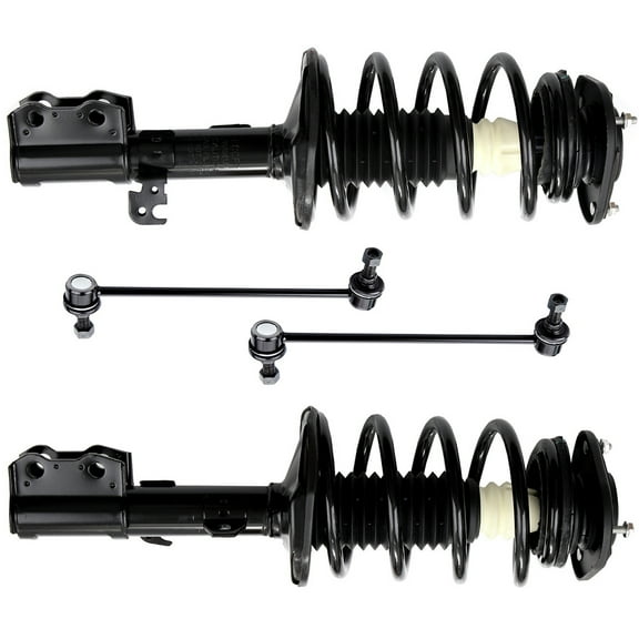 CCIYU Complete Suspension Kit Fits 2003 2004 2005 2006 2007 2008 for Toyota Corolla Includes Front Strut Spring Assembly Stabilizer Bar Link