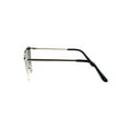 thumbnail image 3 of Womens Cat Eye Gothic Metal Rim Retro Design Sunglasses Gold Yellow Mirror, 3 of 4