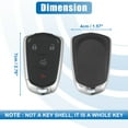 thumbnail image 6 of 4 Button Car Keyless Entry Remote Control for Smart Fob HYQ2AB for Cadillac ATS XTS CTS 2014-2019 315MHz, 6 of 7