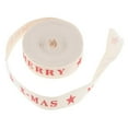 thumbnail image 4 of BLESIYA 3X Cotton Ribbon Gift Wrapping Package Christmas Decor DIY 5 yd, 4 of 8