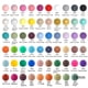 thumbnail image 5 of 20 cuentas de diamantes de imitación acrílicos de 16 MM, cuentas de silicona redondas de 15 MM sueltas para accesorios de joyería con forma de bolígrafo, 5 of 5
