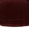 thumbnail image 6 of Greendale Home Fashions Indoor Reversible Corduroy Chair Pad (2-Pack), Wine, 6 of 6