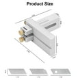 thumbnail image 2 of TSV DIY Leather Strap Cutting Tool with Replaceable Blades, Adjustable Edge Cutter for Crafting, 2 of 6