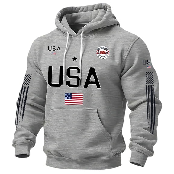 Men's American 250th Anniversary Hoodies Patriotic American Flag Usa 250th Anniversary Shirt American 1776-2026 250th Birthday Mens Comfy Winter Clothes