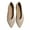 Beige, variant on Women's Flats Shoes Pointed Toe Knit Ballet Comfortable Dressy Slip On Flat