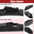 thumbnail image 5 of Unique Bargains 3 Pcs 28" 28" 12" Front Rear Windshield Wiper Blade for Ford Focus 2012-2018 with Pinch-Tab Black, 5 of 6