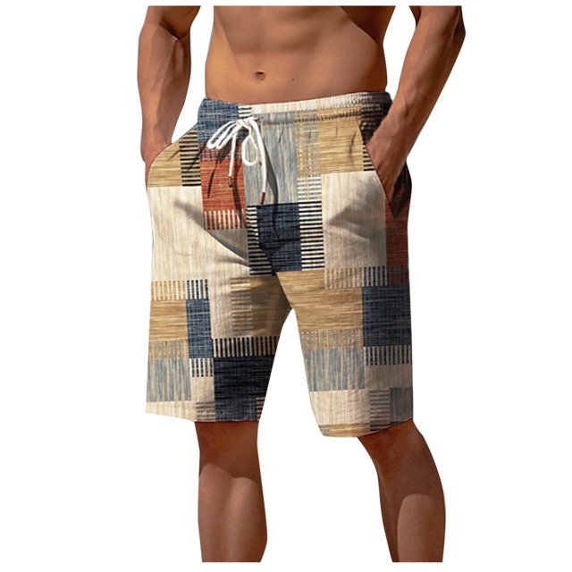 Maplenight Shorts Décontractés pour Hommes-Coton 9 Pouces Golf Travail Été Plage Randonnée avec Poches