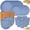 Light Blue, variant on 32Pcs Wheat Straw Dinnerware Sets, Service for 8, Includes Plates & Bowls, Black Plastic, Microwave & Dishwasher Safe, Durable Party Tableware, Ideal for Valentine's Day