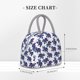 thumbnail image 2 of Easygdp Boho elephant Bolsa de Almuerzo Insulada Grande, Forro de Aluminio, Diseño Espacioso, a Prueba de Fugas, Ideal para Trabajo, Picnics, Viajes y Actividades al Aire Libre, 2 of 6