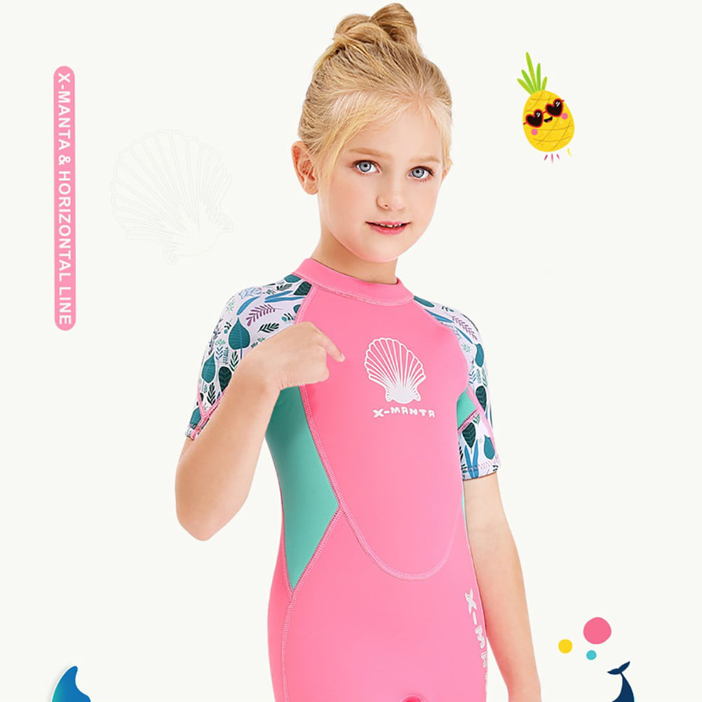 Details about   X-Manta Diving Suit Wetsuit One Piece Long Sleeve Swimwear Size Small Kids 