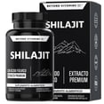 thumbnail image 1 of Shilajit Ultra Puro Del Himalaya Con Raíz De Cúrcuma (curcumina) | Extract De Resina De Shilajit En Polvo Con Curcuminoides  | Alto En Ácido Fúlvico - Vitaminas Mujer / Hombre - 60 Cápsulas, 1 of 8