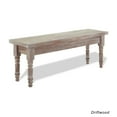 thumbnail image 2 of Grain Wood Furniture Valerie Solid Wood Bench with a Driftwood finish, 2 of 6