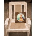 thumbnail image 2 of Carolines Treasures 7239PW1414 Airedale Terrier Fabric Decorative Pillow, 14 x 3 x 14 in., 2 of 2