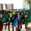 thumbnail image 3 of Dreamtimes 54"x72" Polish Folk Art Pattern Tablecloth, Durable Square Table Cloth, Waterproof Stain Proof Camping Tablecloths for Outdoor Picnic Family Dinner Restaurant Decoration, 3 of 7