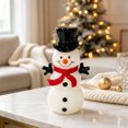 thumbnail image 5 of Neoargh Snowman Christmas LED Light, Christmas Resin Snowman Decorations for Indoor Holiday Tabletop Decorations Gifts, 5 of 6